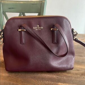 Kate Spade Burgundy Leather Women's Bag